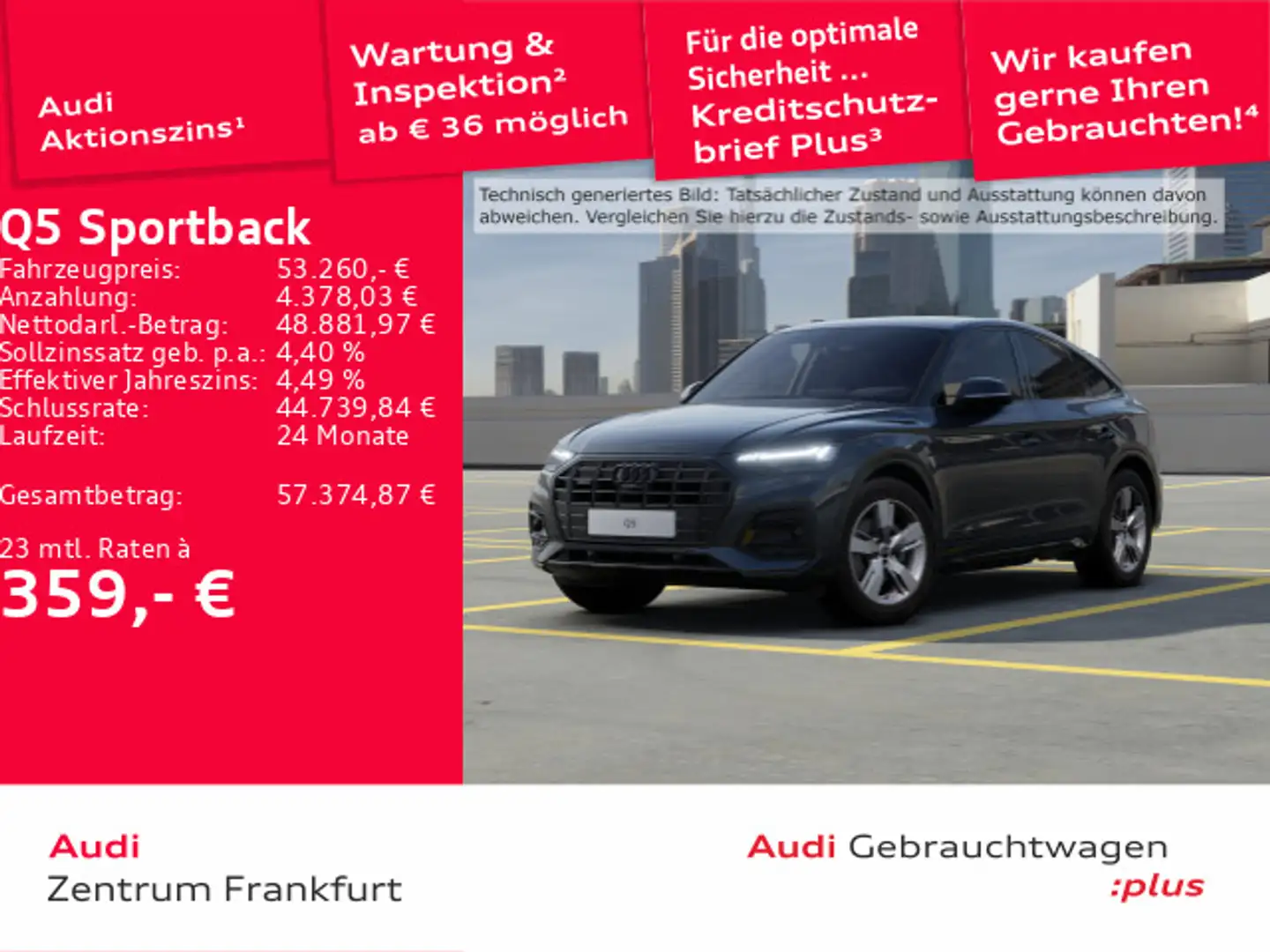 Audi Q5 45 TFSI quattro S tronic advanced M Grau - 1
