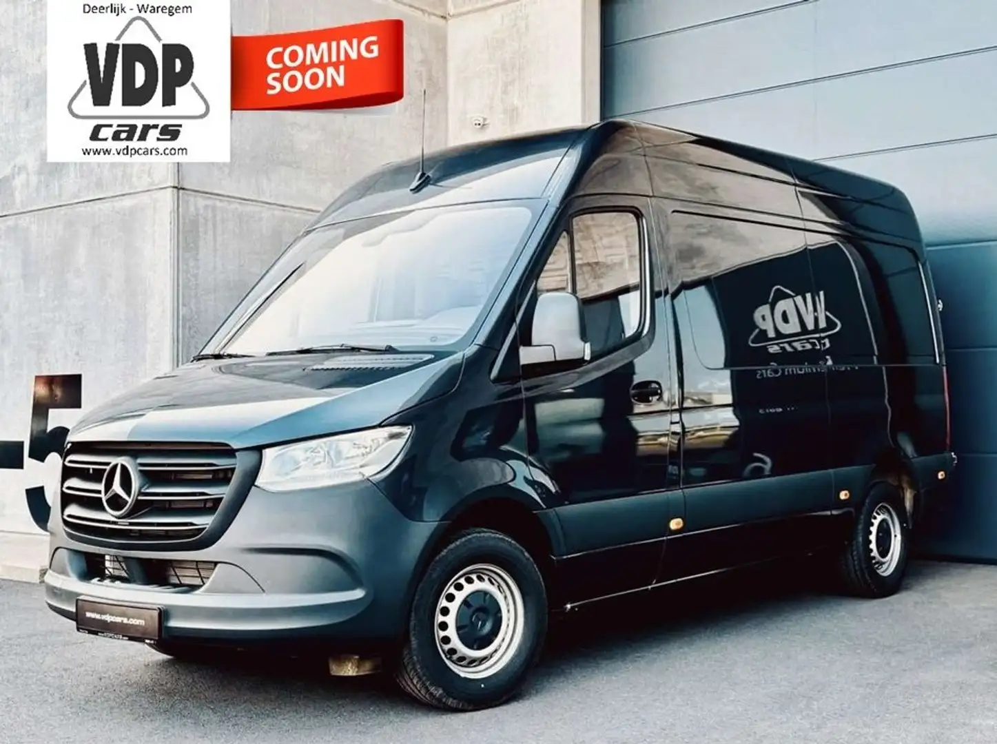 Mercedes-Benz Sprinter 317 L2H2 €41.280+ AUTOMAAT TRKH3,5t CAMERA MBUX Zwart - 1