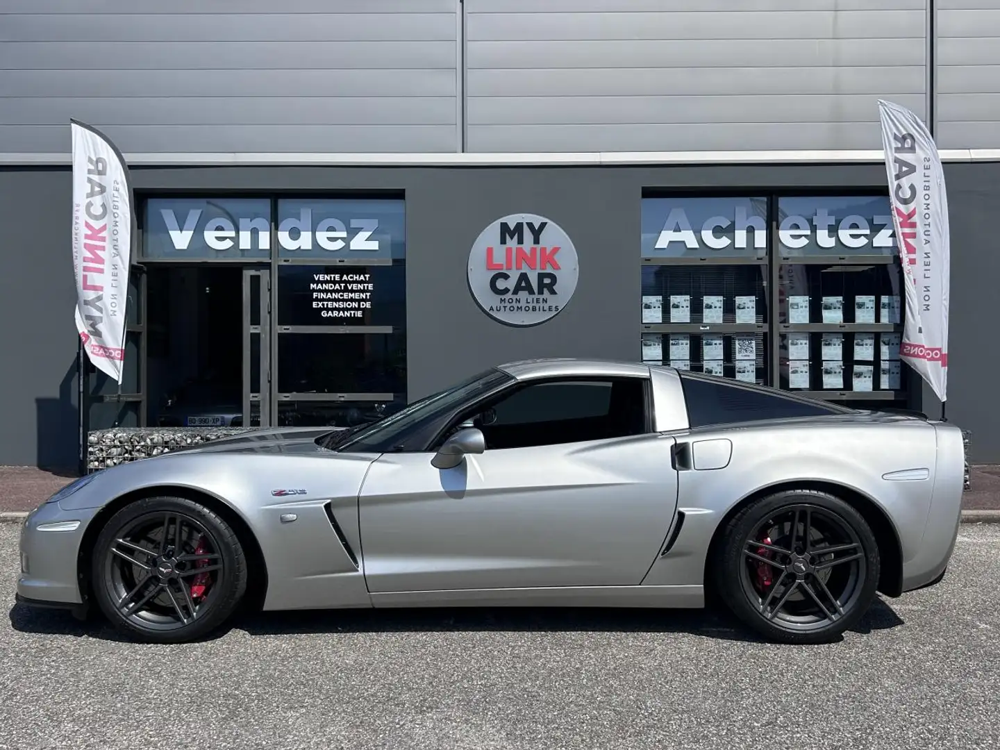 Chevrolet Corvette C6 Z06 7.0 V8 512 Française km certifié Grau - 2