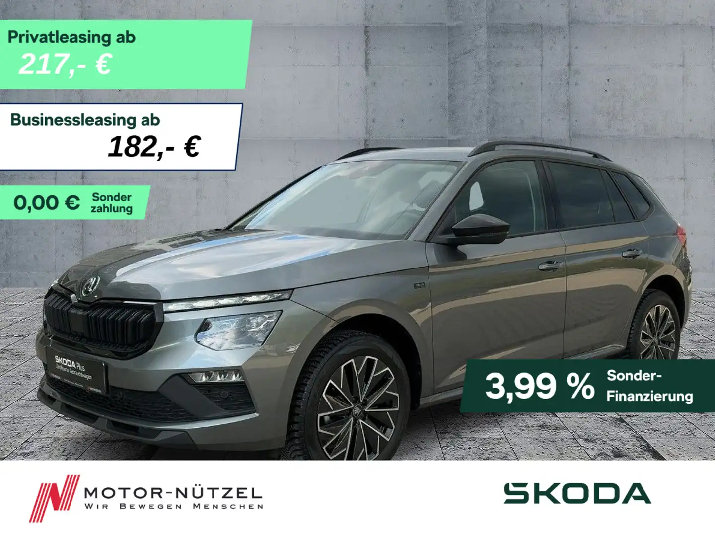 Skoda Kamiq 1.0 TSI SELECTION MATRIX+NAVI+ACC+DAB+RFK Grau - 1
