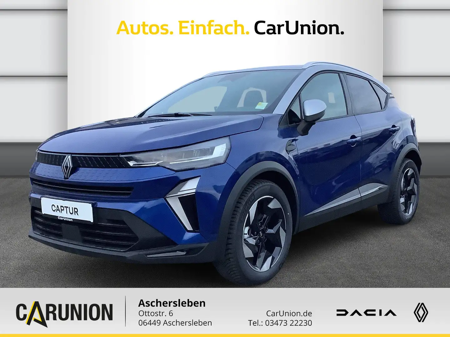 Renault Captur Techno Mild Hybrid 160 EDC Blu/Azzurro - 1