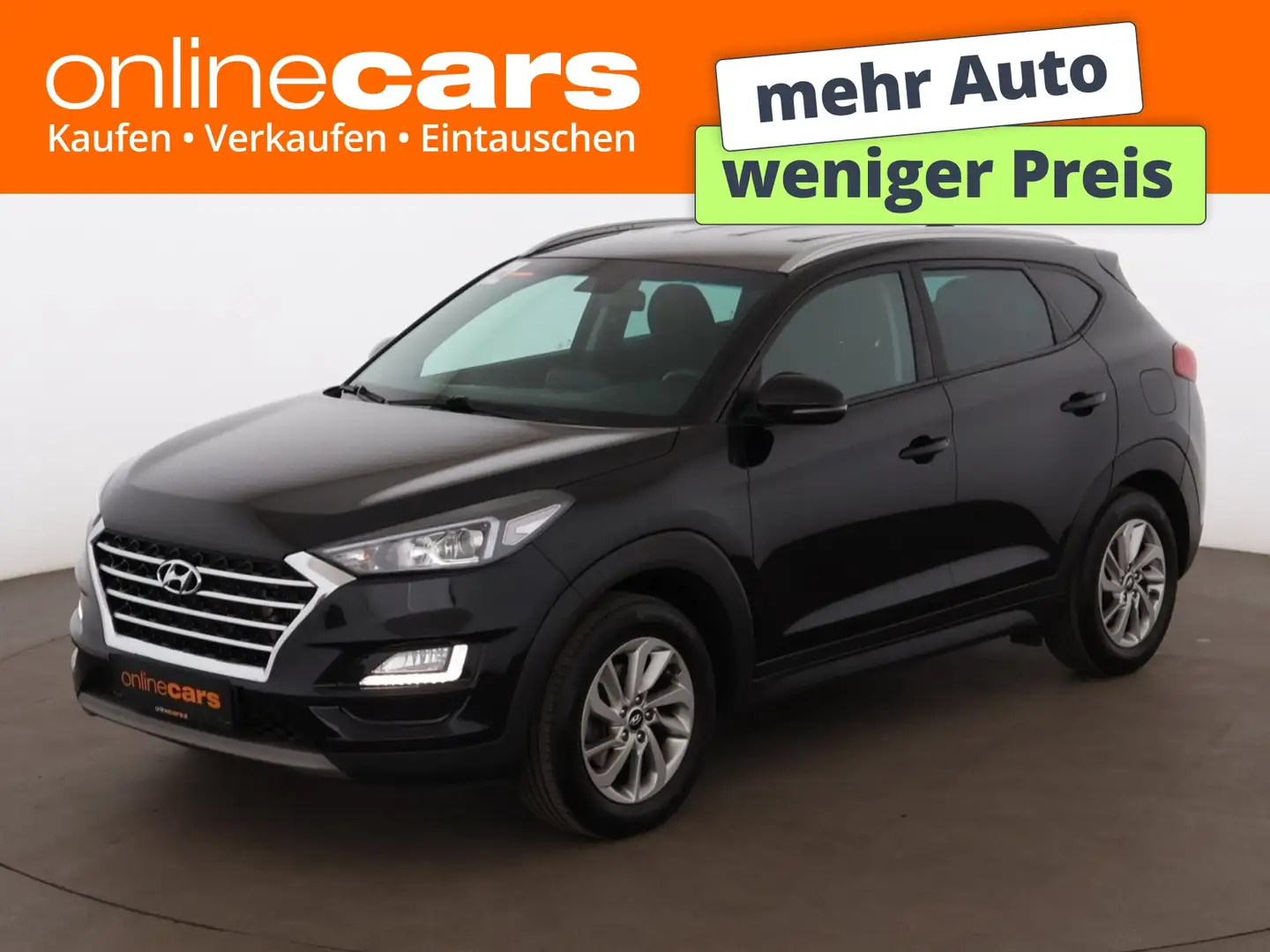 Hyundai TUCSON 1.6 CRDi Trend 4x4 NAVI SITZHZG R-CAM PDC Schwarz - 1