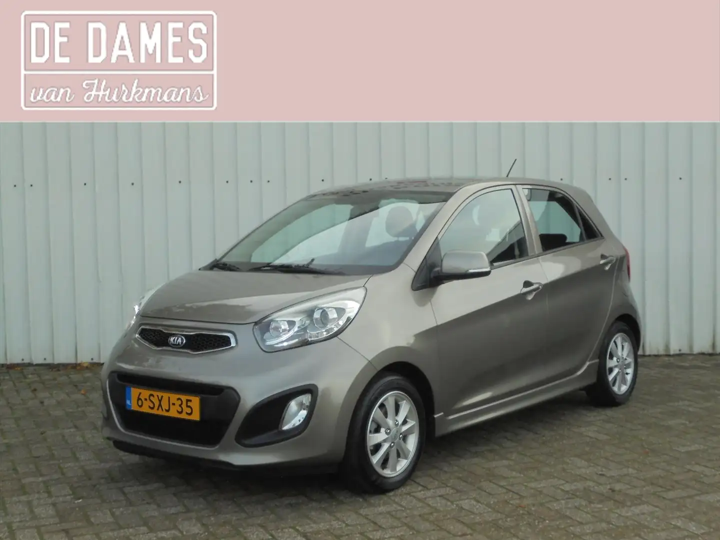 Kia Picanto 1.0i 5-DRS SUPERPACK NL-AUTO TOP ONDERHOUDEN Beige - 1