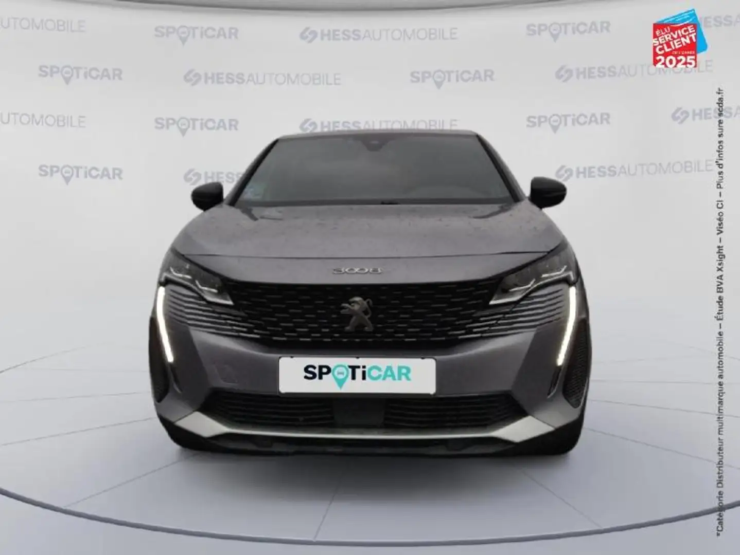 Peugeot 3008 1.2 PureTech 130ch S/S Allure Pack EAT8 GPS Camera Carplay Gris - 2