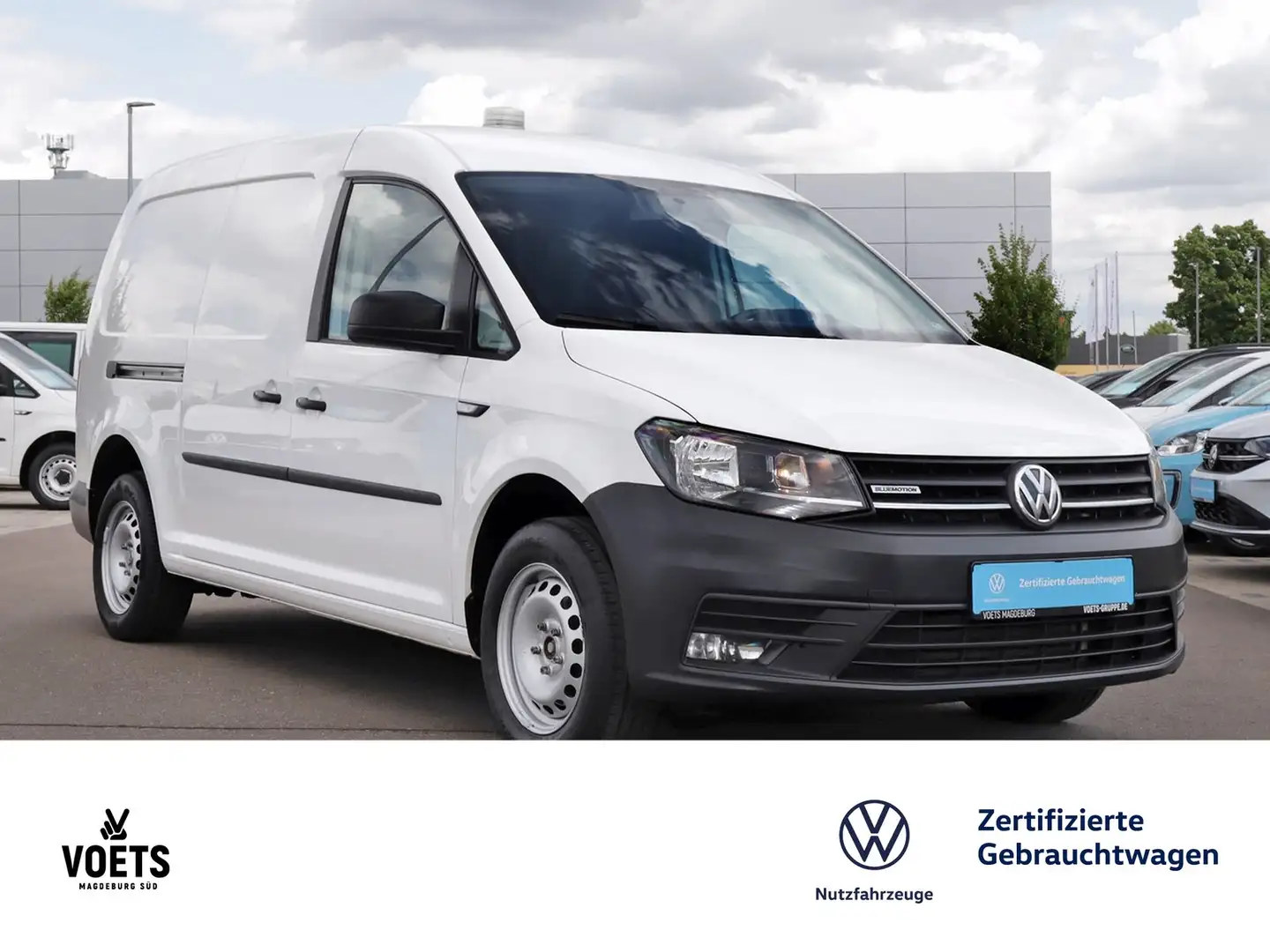 Volkswagen Caddy MAXI KASTEN ERDGAS/BENZIN LR-LANG+KLIMA Weiß - 2