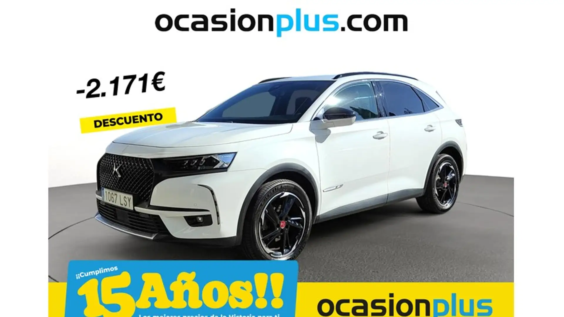 DS Automobiles DS 7 Crossback 1.6 PT. Performance Line + Aut. 180 Blanc - 1