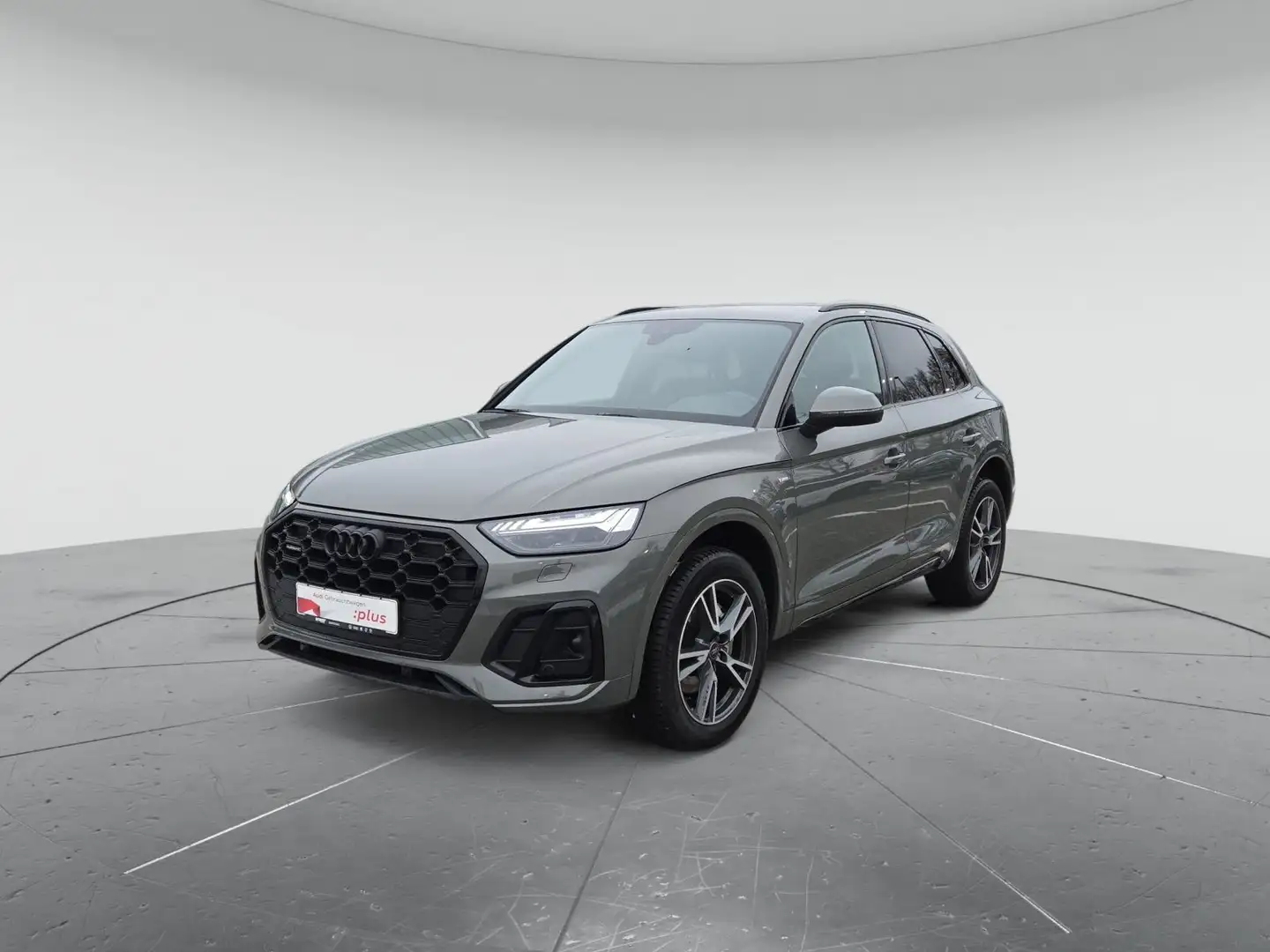 Audi Q5 S line 40 TDI qu. S tronic, MATRIX/KAM/AHK/NA Grau - 2