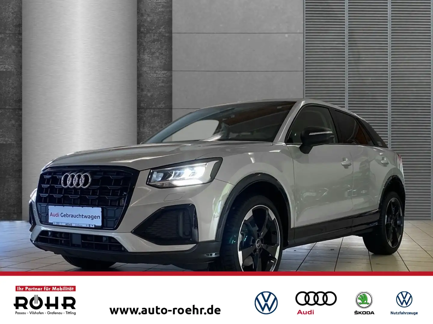 Audi Q2 Advanced (Garantie 01/2029.SHZ.LED.DAB.EPH) 30 TDI Silber - 1