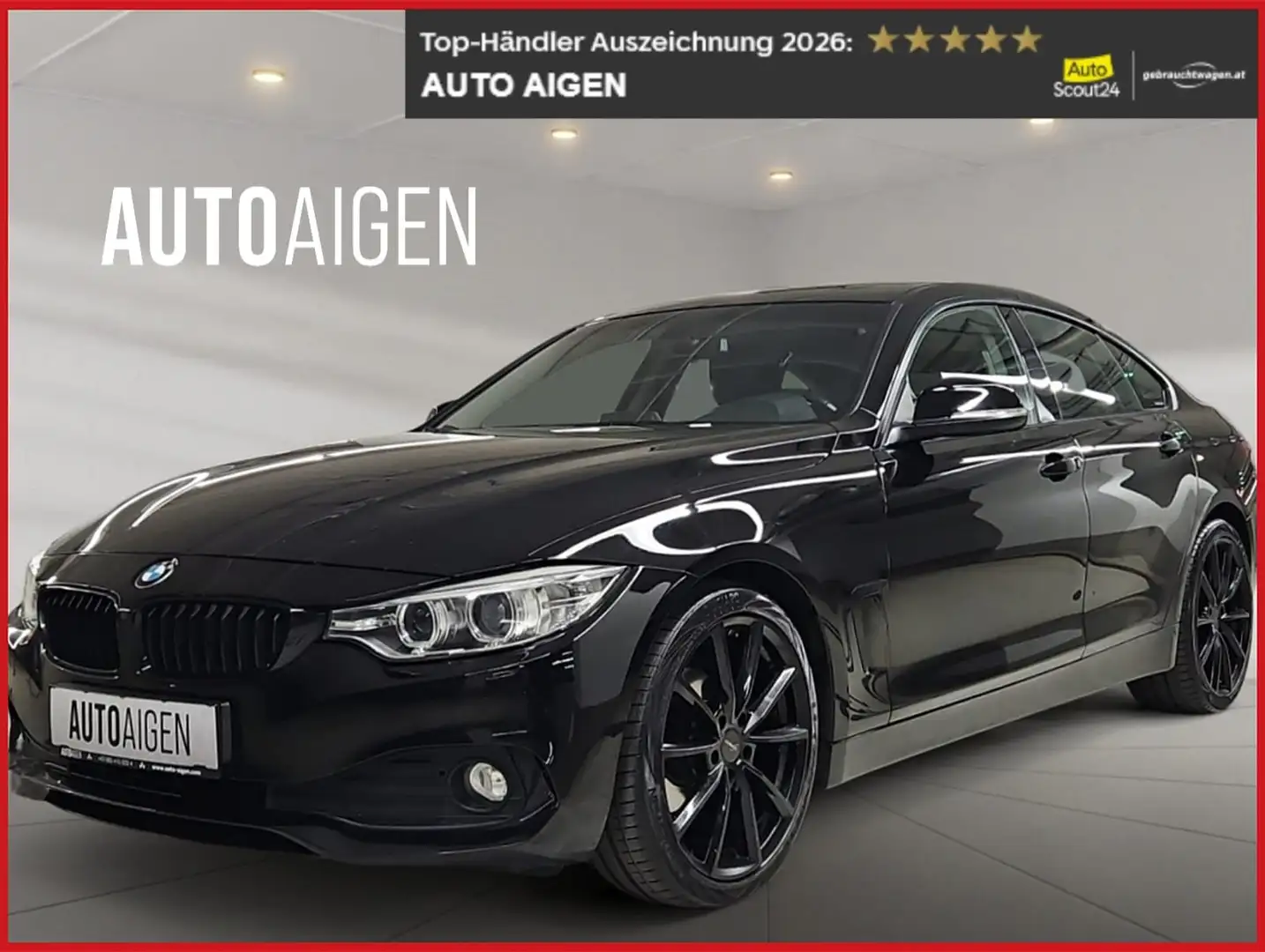 BMW 418 d (F36) * GRAN COUPE * BI-XENON * ab € 199,- * Schwarz - 1