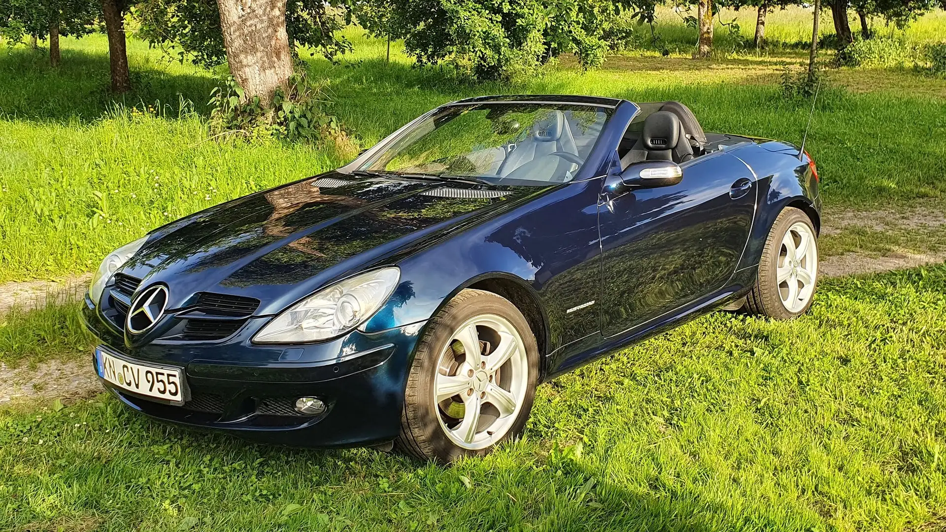 Mercedes-Benz SLK 200 SLK 200 Kompressor Automatik Modrá - 2