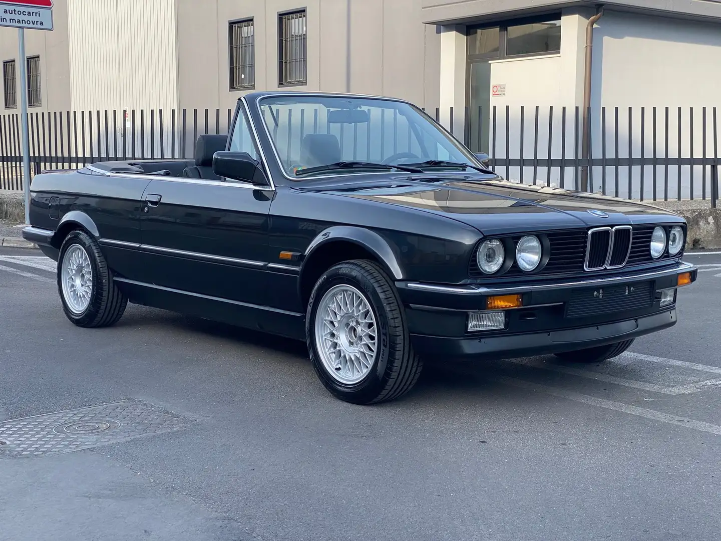 BMW 320 E30 320i Cabrio 177.000km, ASI Negru - 1