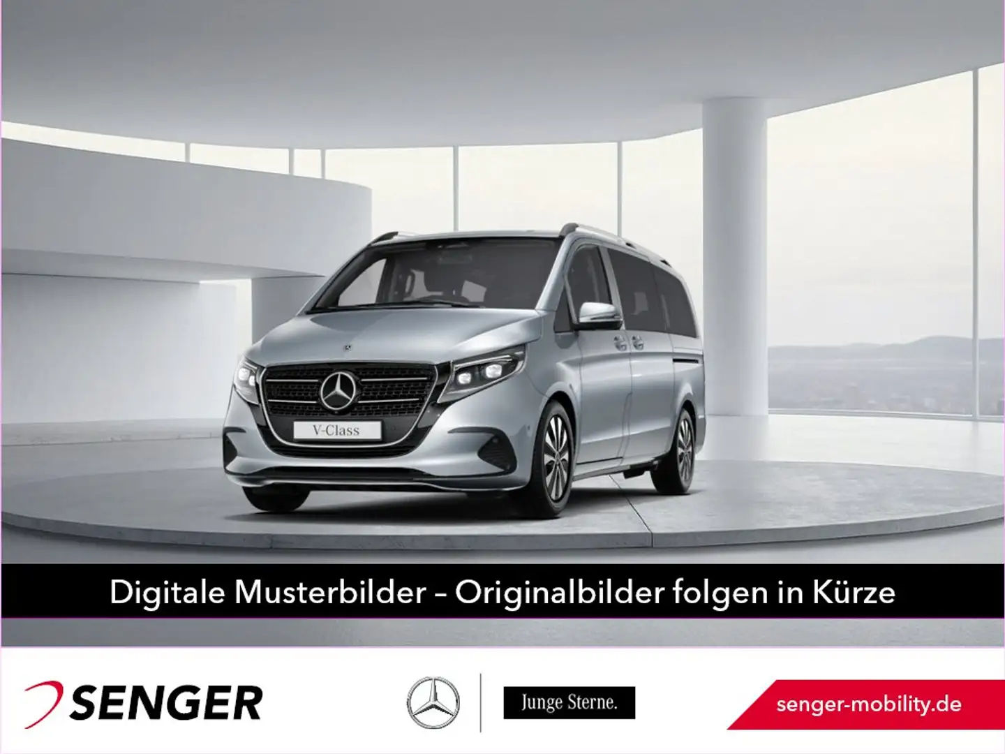 Mercedes-Benz V 300 d Style 4x4 lang AIRMATIC Standhzg AHK2,5t Argent - 1