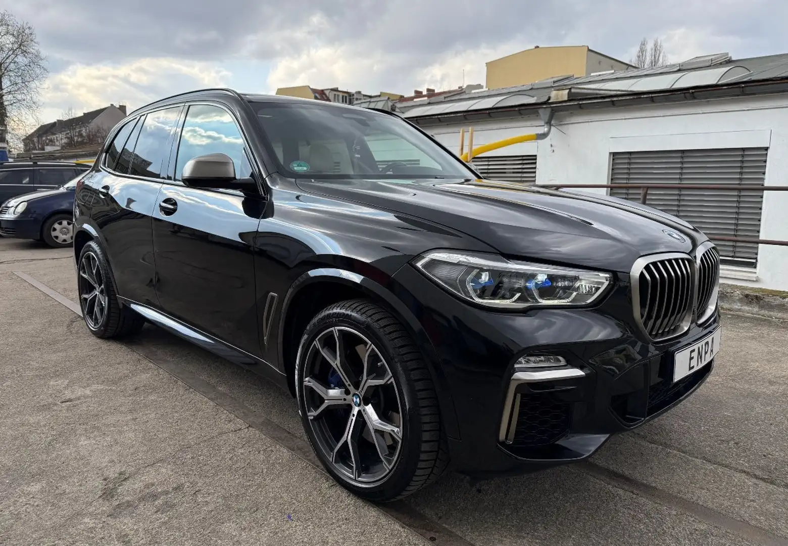 BMW X5 M50 d LASER|PANO|HUD|STD.HZ|ACC|360°AHK|21°| Schwarz - 1