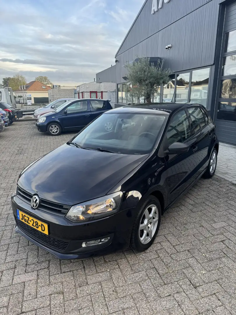 Volkswagen Polo 1.2 Easyline Zwart - 1