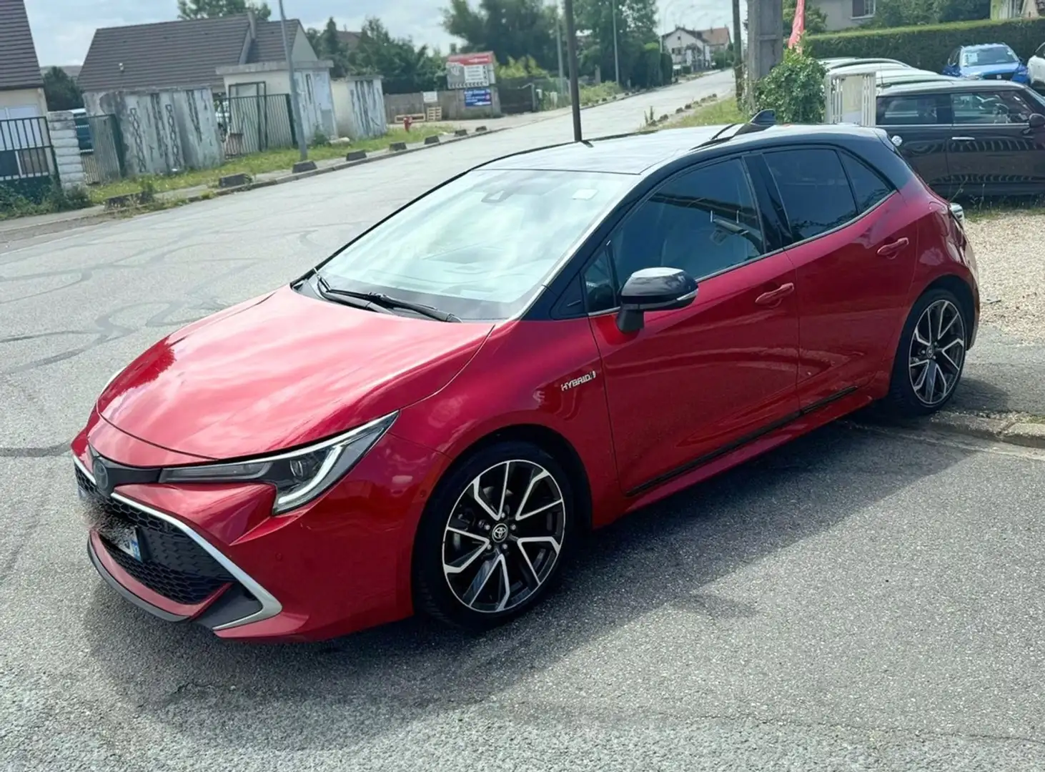 Toyota Corolla 1.8 Hybride 122h Collection 15000HT ENTRETIEN A JO Rouge - 1