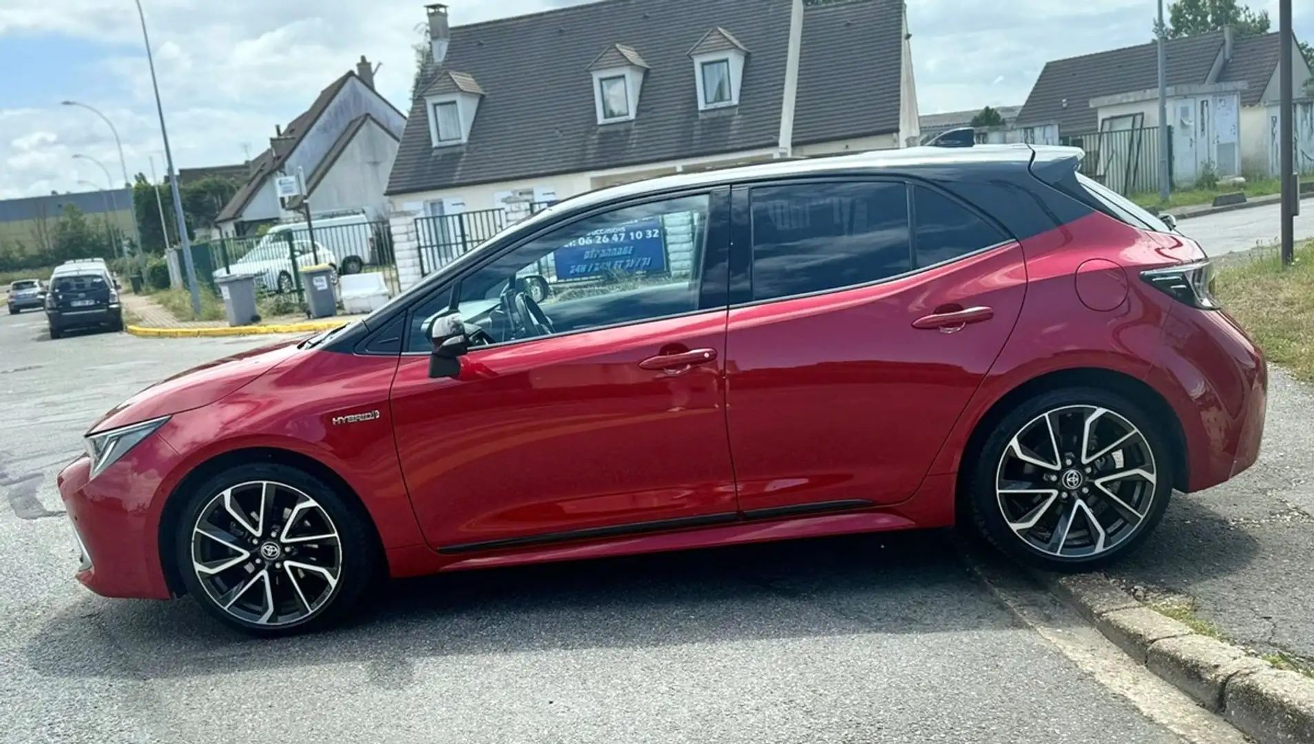 Toyota Corolla 1.8 Hybride 122h Collection 15000HT ENTRETIEN A JO Rouge - 2