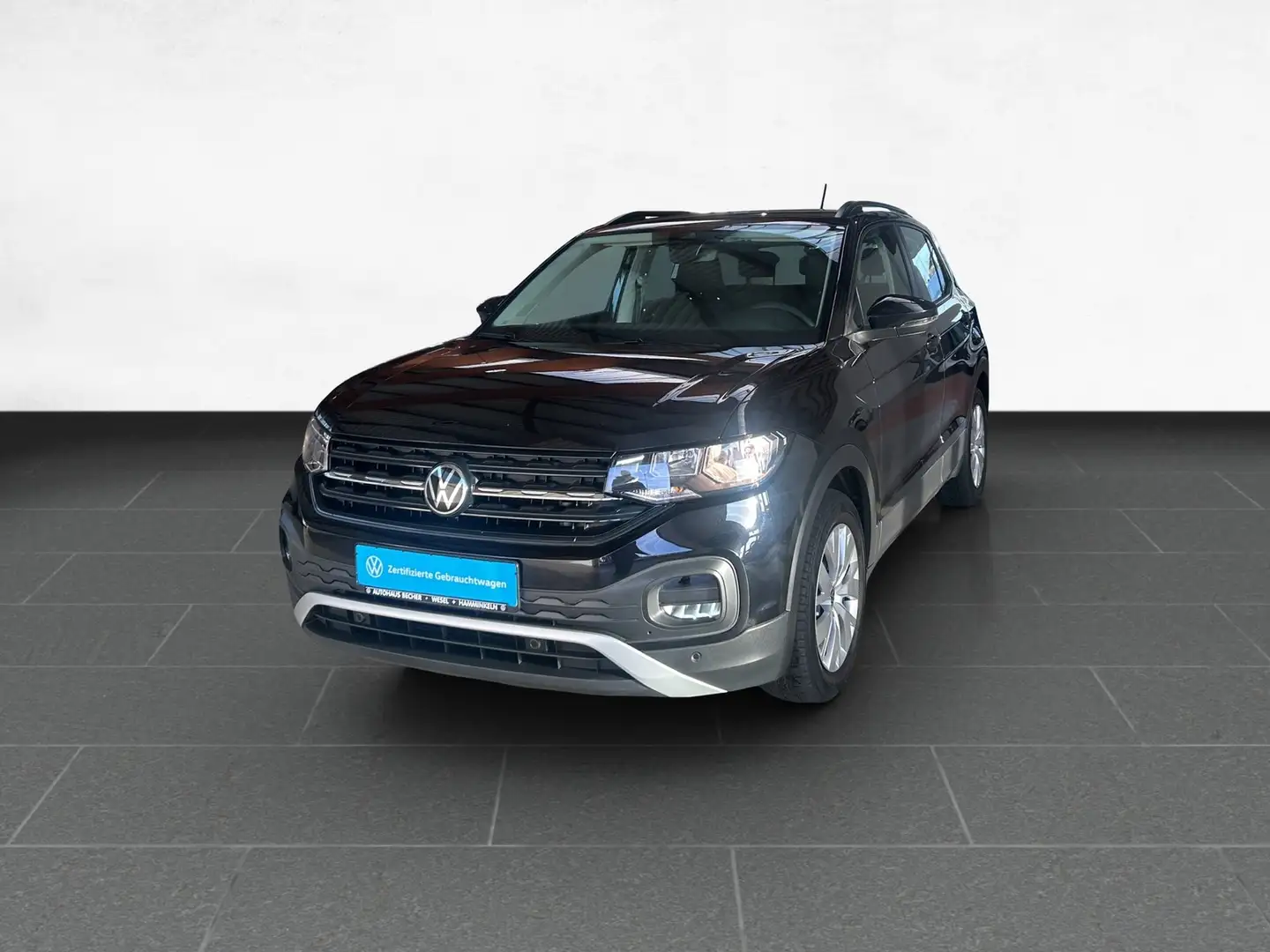 Volkswagen T-Cross 1.0 TSI DSG /Sitzhz/Navi/Klima Zwart - 2