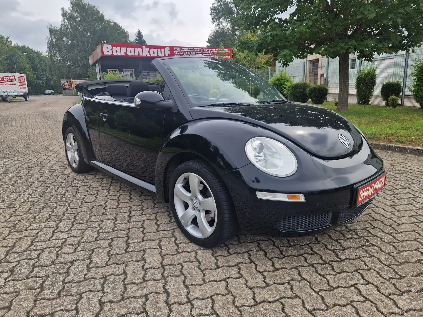 Volkswagen New Beetle 1.4 Klima-93800 km Schwarz - 1