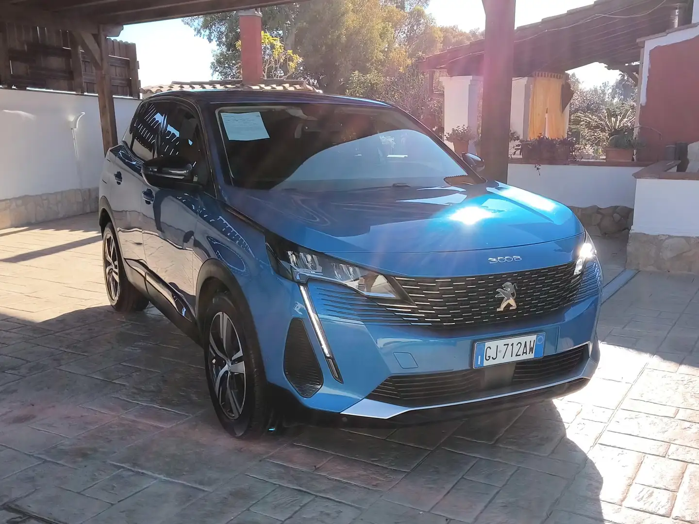 Peugeot 3008 3008 II 2021 1.5 bluehdi Allure Pack s Azul - 2