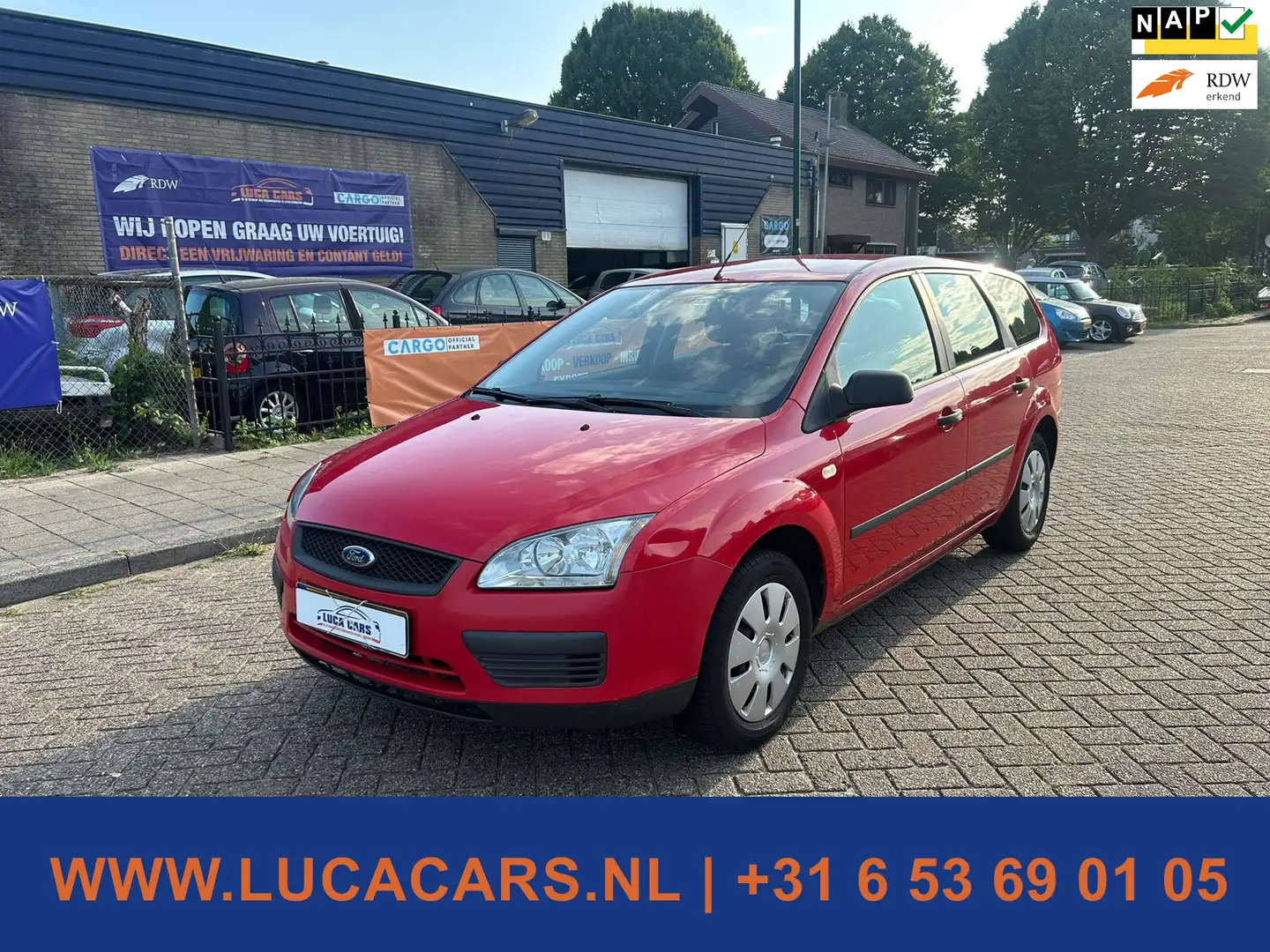 Ford Focus Wagon 1.6-16V Champion Rood - 1