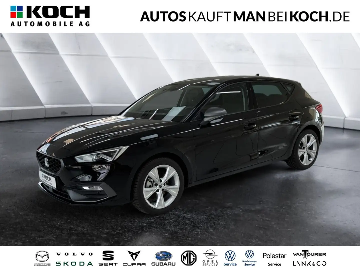 SEAT Leon 1.0TSI FR NUR EXPORT Bluetooth Navi LED Klima Чёрный - 1