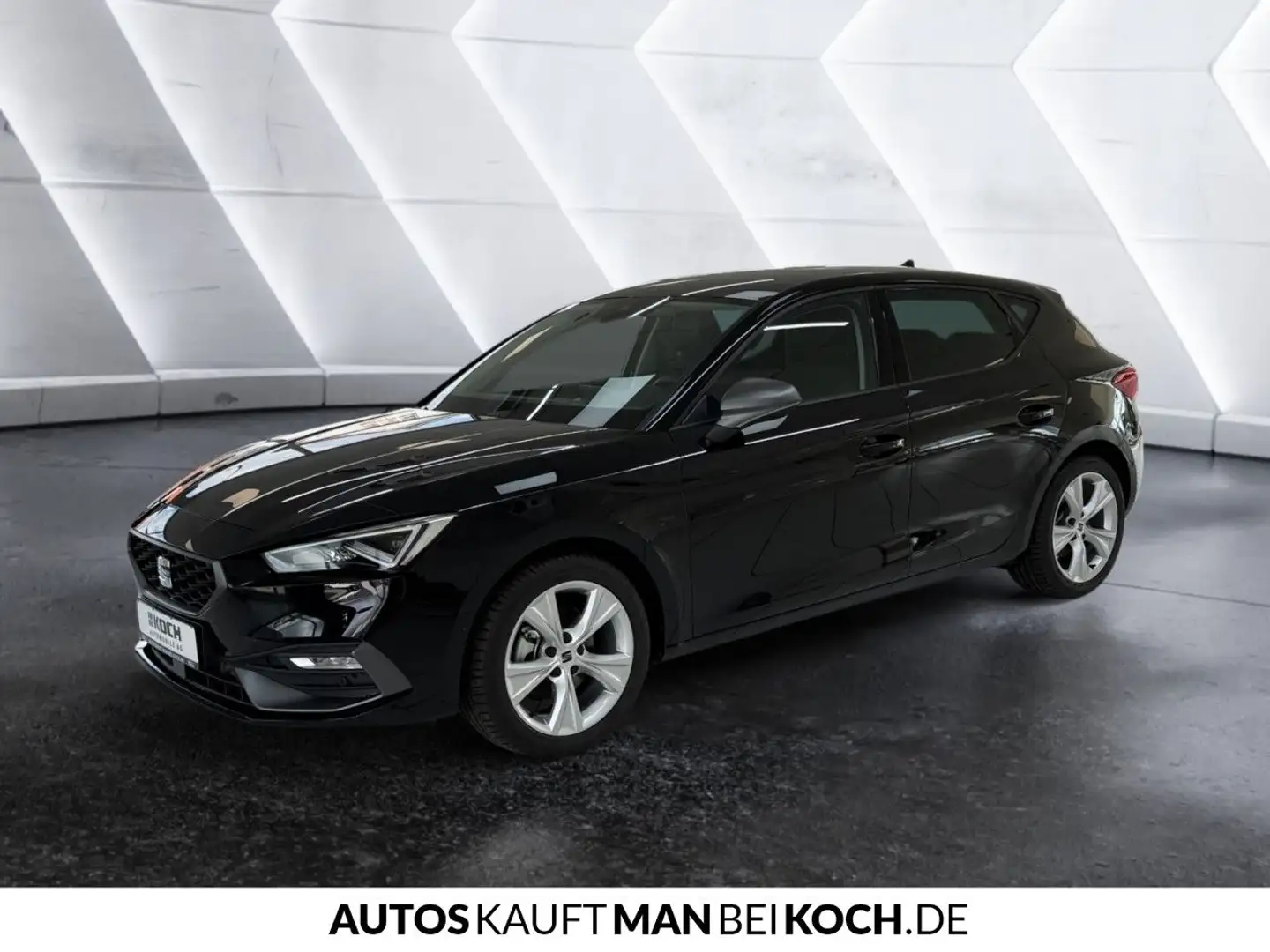 SEAT Leon 1.0TSI FR NUR EXPORT Bluetooth Navi LED Klima Чёрный - 2