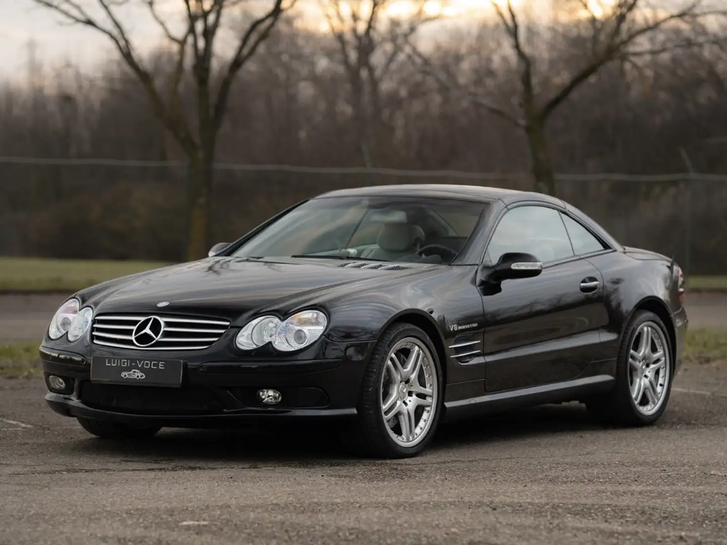 Mercedes-Benz SL 55 AMG ASI ORO, PERFETTA, BOOK SERVICE E FATTURE Schwarz - 2