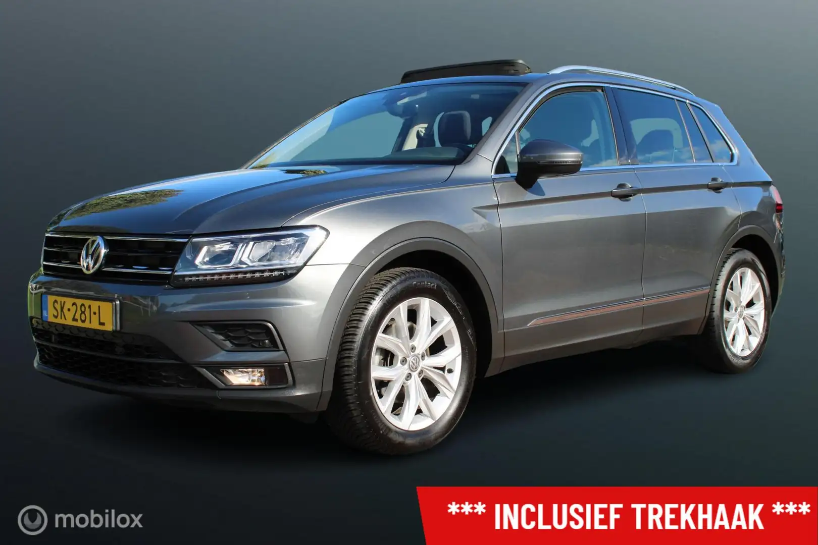 Volkswagen Tiguan 1.4 TSI Comfortline Business, Trekhaak, Panodak, N Gris - 1