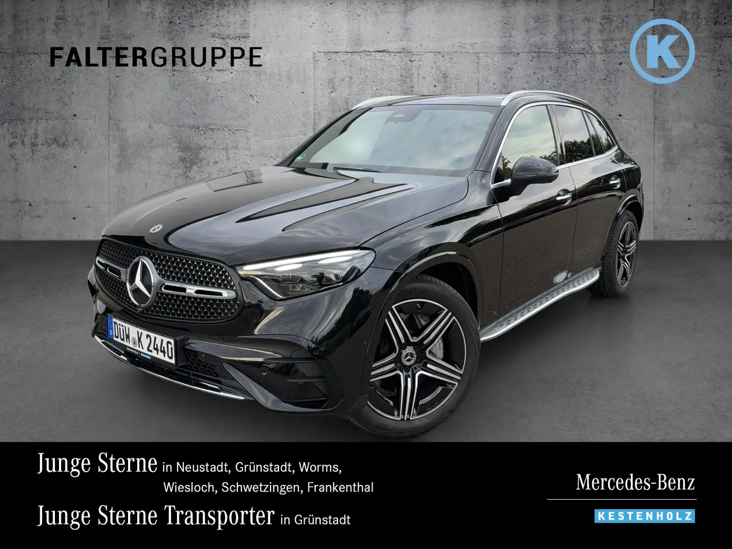 Mercedes-Benz GLC 300 GLC 300 d 4M AMG+PANO+AHK+360°+BURME-3D+MEMORY Schwarz - 1