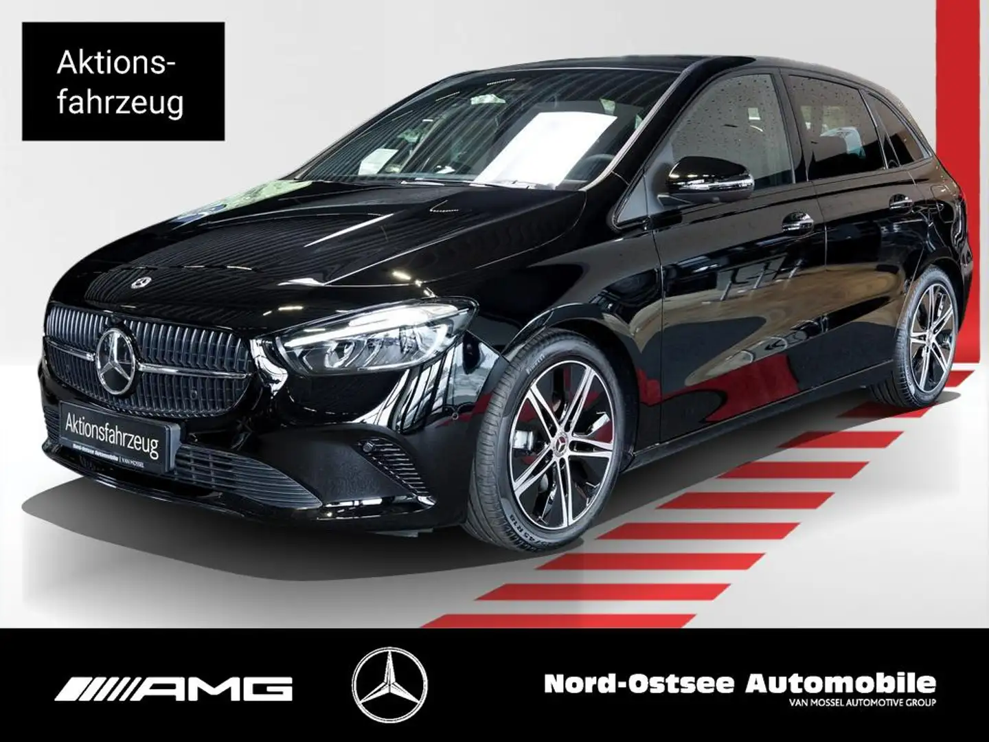 Mercedes-Benz B 200 d PROGRESSIVE NIGHT PANO AHK 360° KEYLESS Schwarz - 1