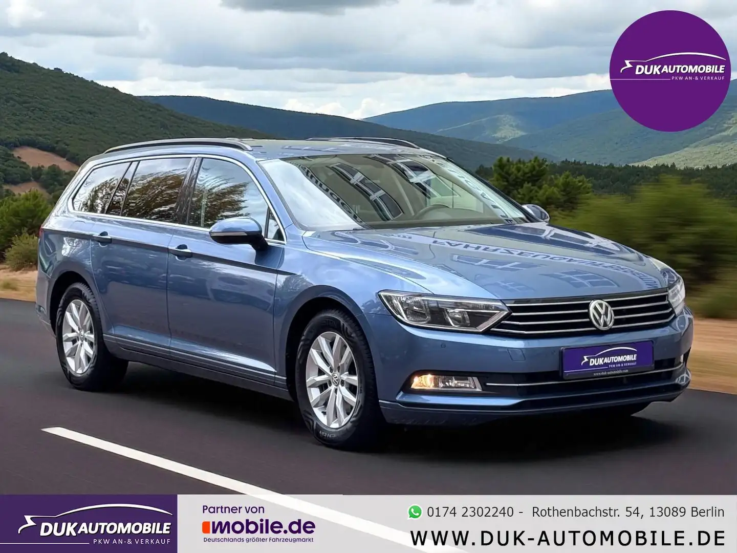 Volkswagen Passat Variant Comfortline BMT/Start-Stopp *Navi* Blau - 1