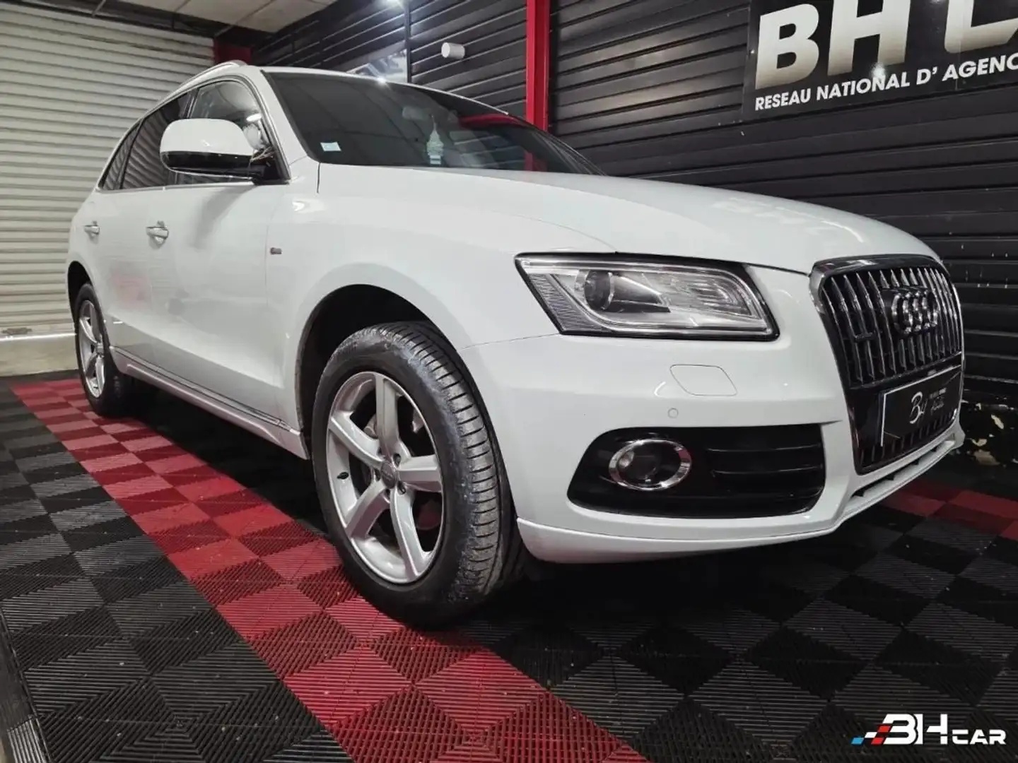Audi Q5 2.0 TDI 190 S-LINE QUATTRO S-TRONIC BVA Blanc - 1