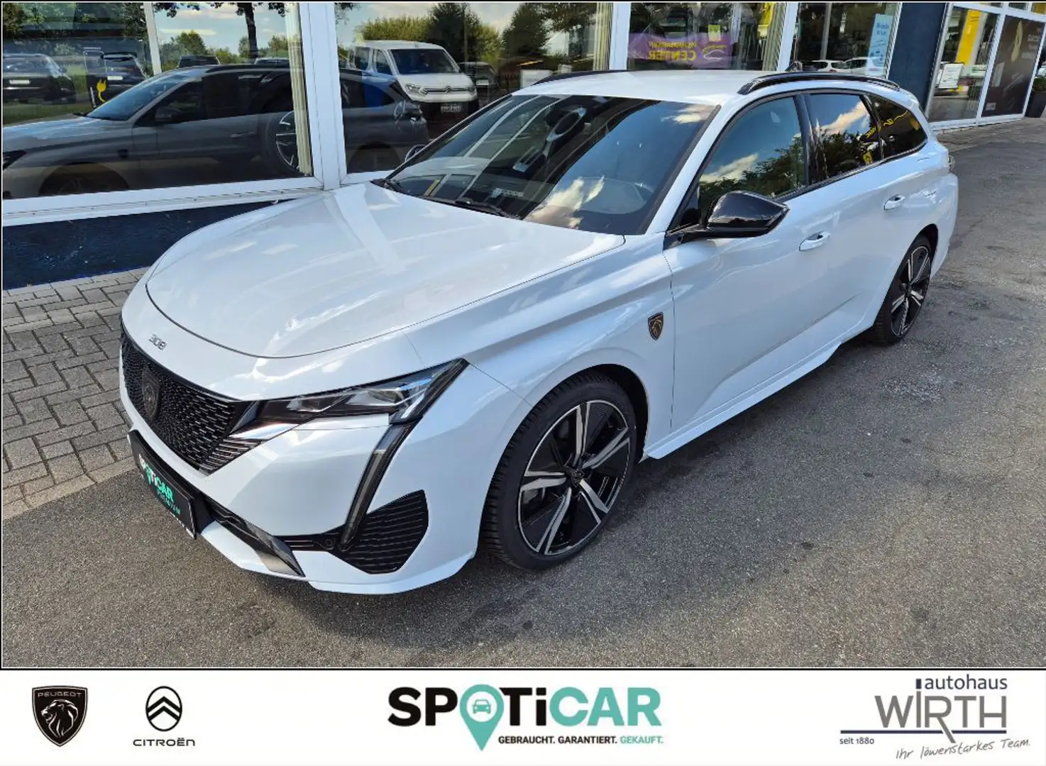 Peugeot 308 SW GT Hybrid 225 EAT8 LED+ACC+NAVI+360°CAM Blanc - 1
