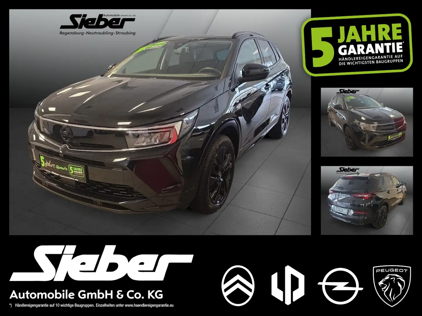 Opel Grandland 1.2 Turbo GS Line *360 Grad Kamera* Noir - 1