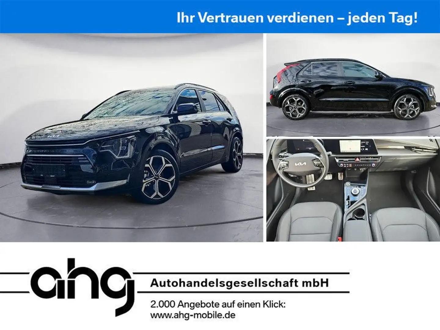 Kia Niro 1.6 HEV DCT Spirit 18' Technologiepaket Schwarz - 1