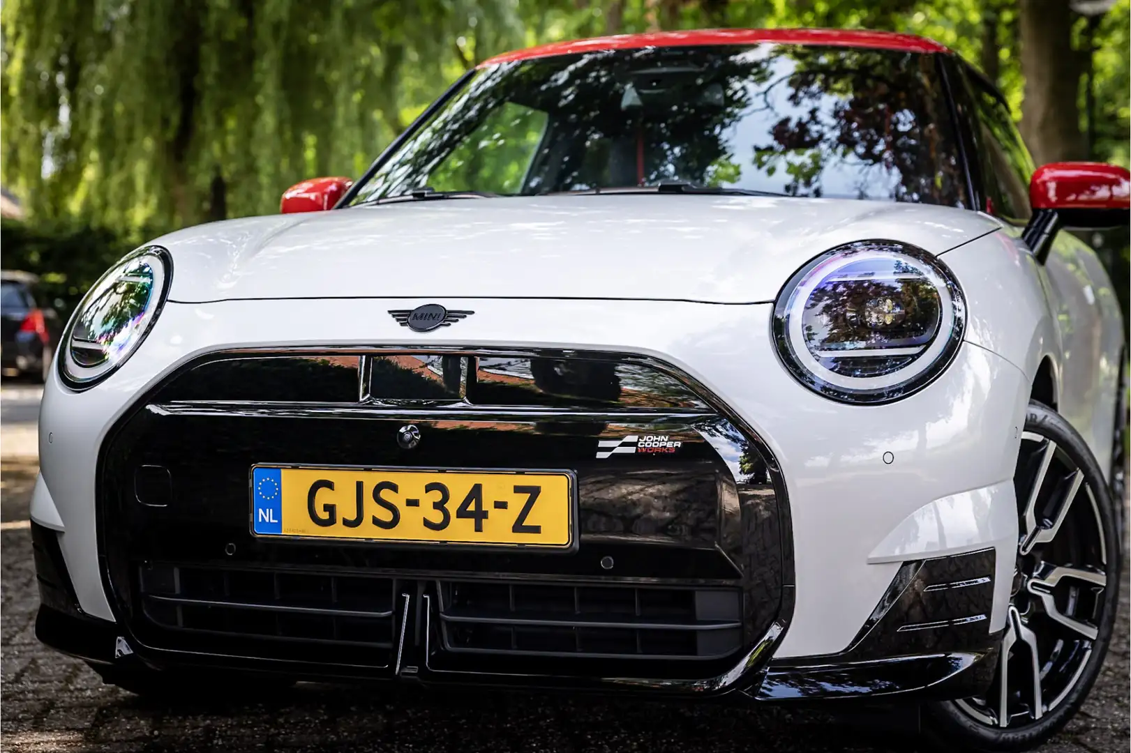 MINI Cooper E Mini JCW Pakket XL Nanuq White Panorama Harman Kar Blanc - 2
