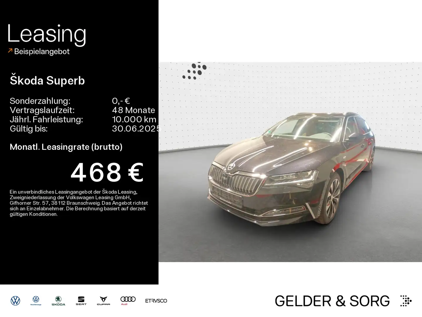 Skoda Superb iV Combi L&K 1.4 eTSI Pano*Stand*Canton Schwarz - 1