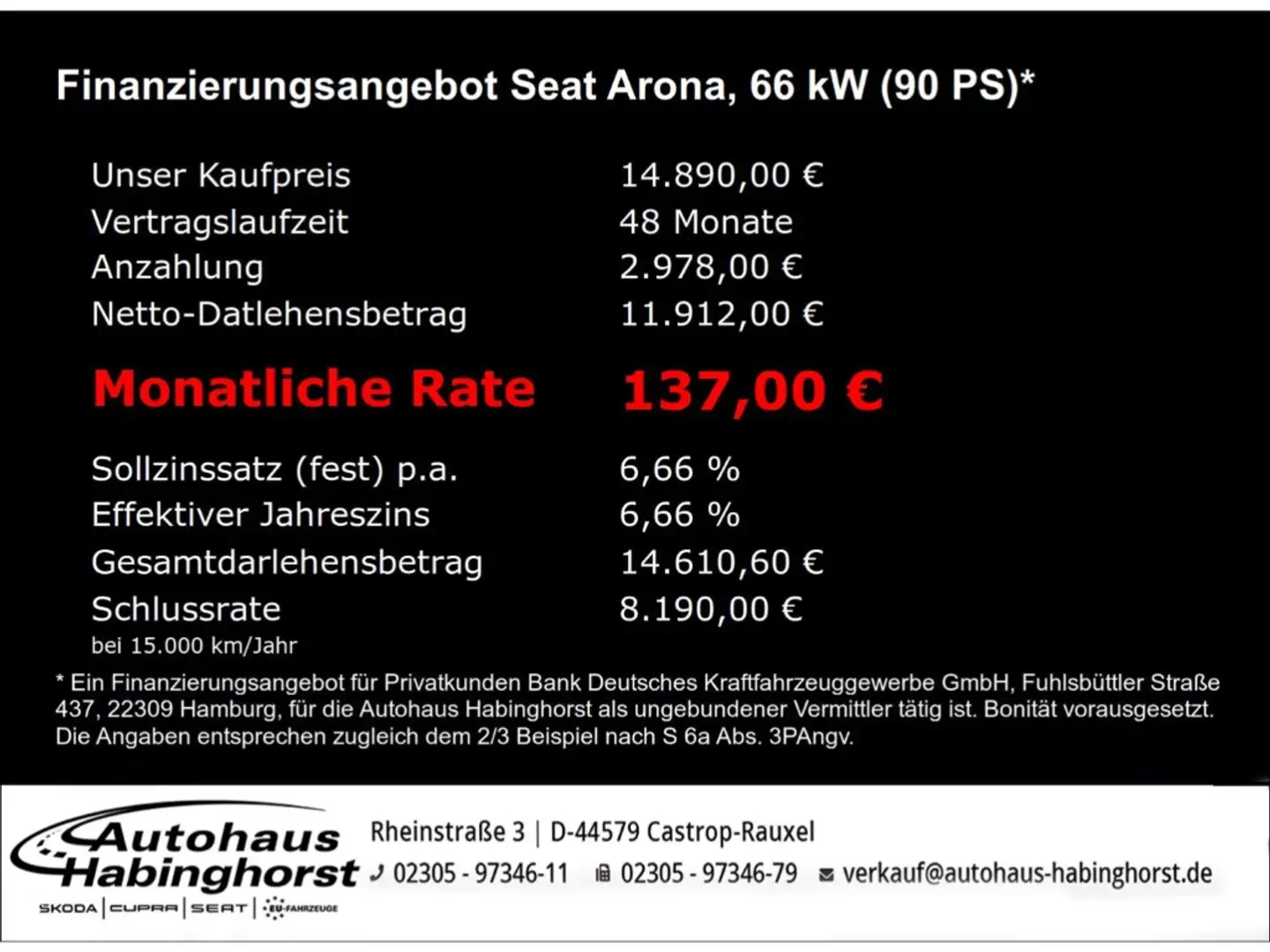 SEAT Arona 1.0 TGI Xcellence Navi LED Shz Kessy Alu GJR Schwarz - 2