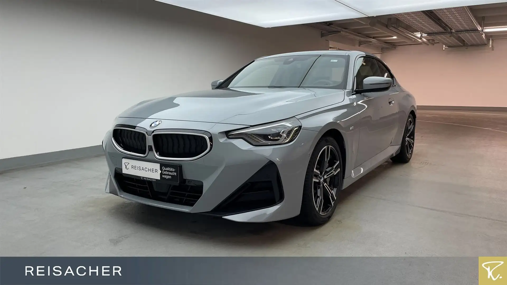 BMW 230 i A Coupé M-Sport LCProf,HUD,ACC,360°,HiFi Grau - 1