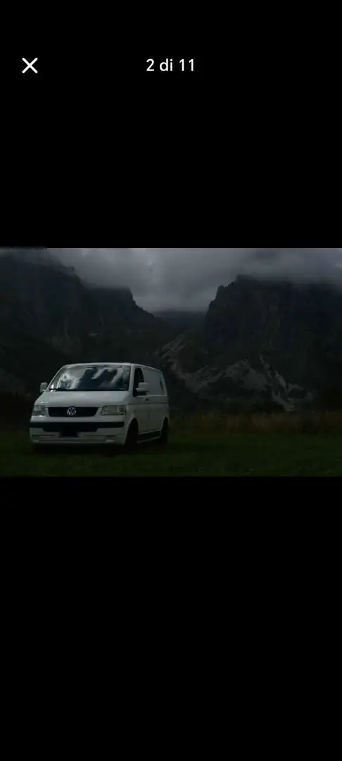 Volkswagen T5 Transporter Autocarro camperizzato Bianco - 1