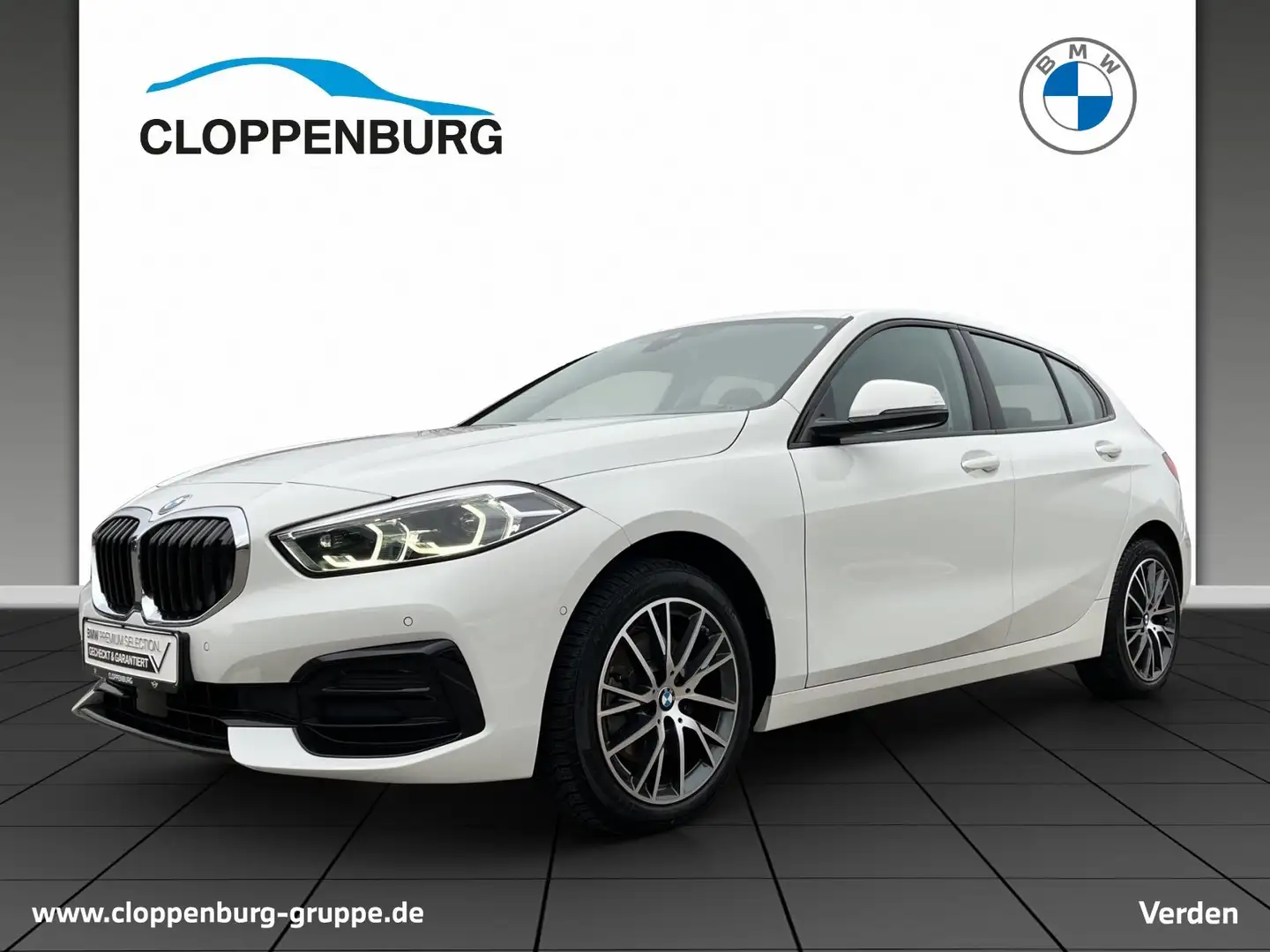BMW 118 i Hatch Sport Line HiFi DAB LED WLAN RFK Shz Wit - 1
