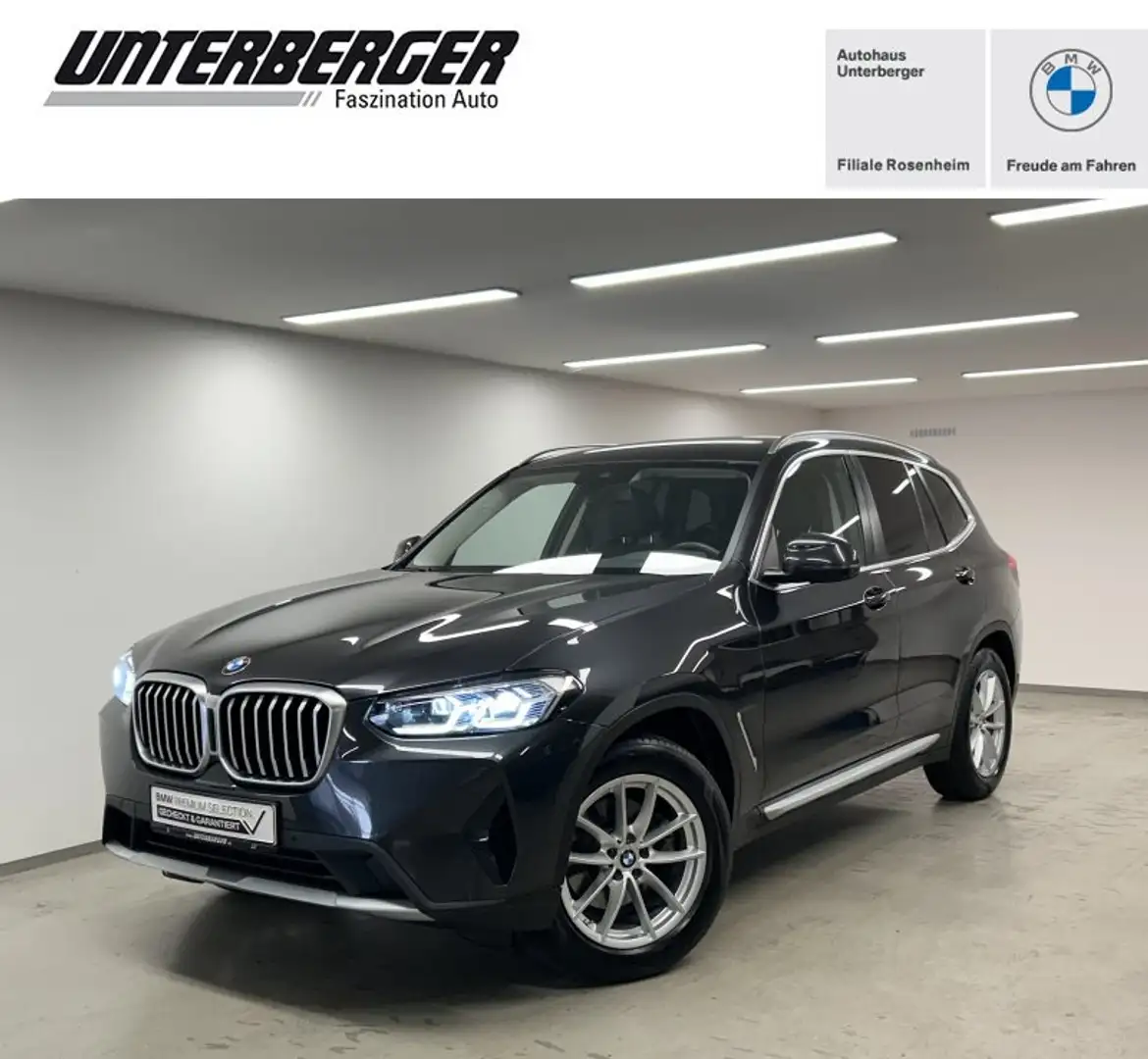 BMW X3 xDrive20d Parkass. HiFi DAB LED WLAN RFK Klimaaut. Grau - 1