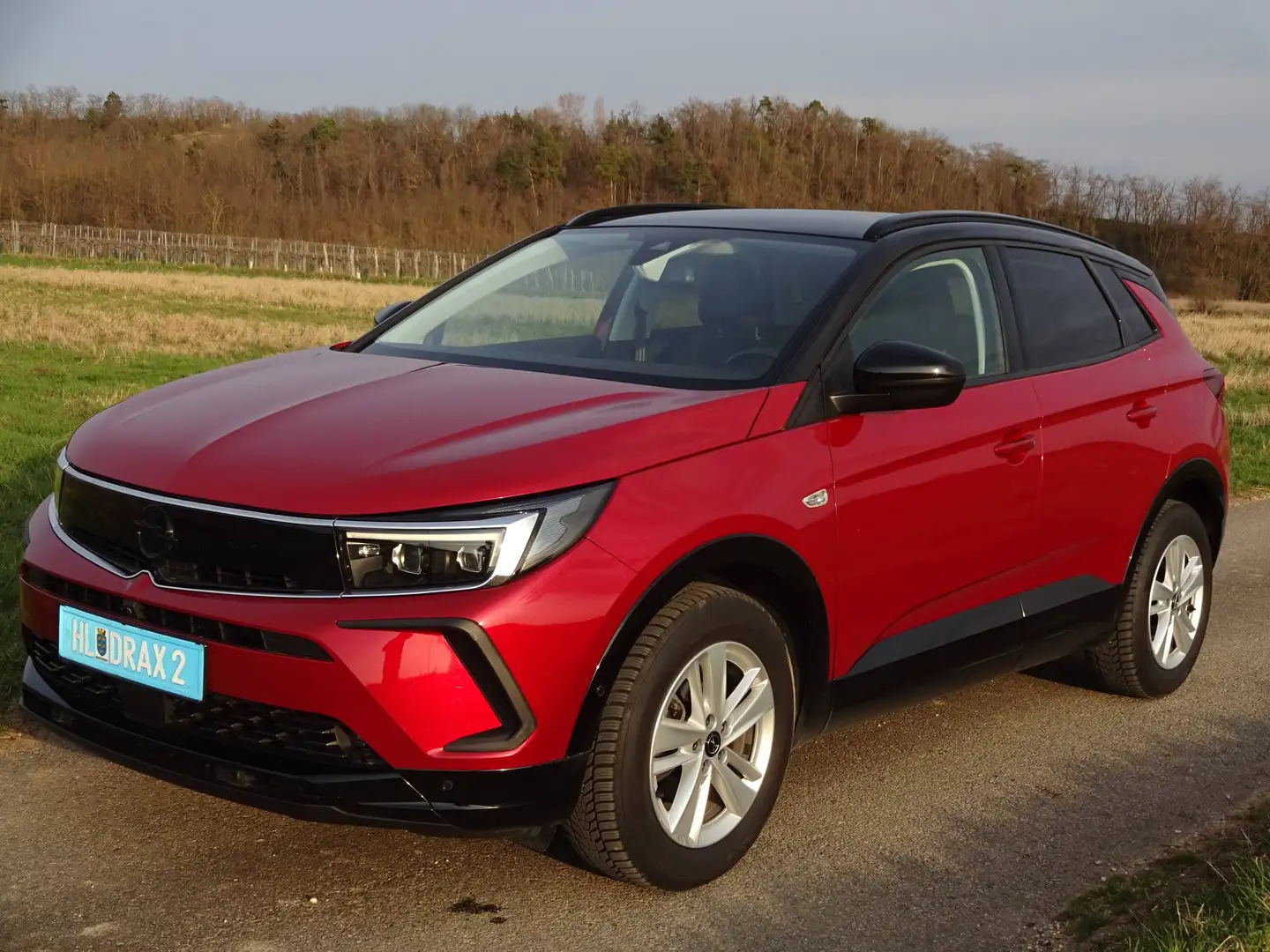 Opel Grandland X Automatik 1,2 Turbo GS-Line+ LED+Winterpaket+Rundumkamerea Rot - 1