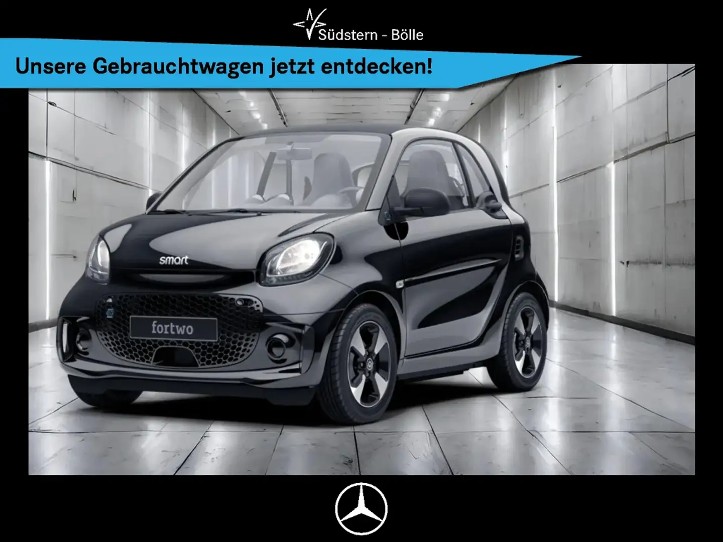 smart forTwo EQ  PASSION+COOL&AUDIO+DAB+TEMP.+SITZHZG.+ Schwarz - 1