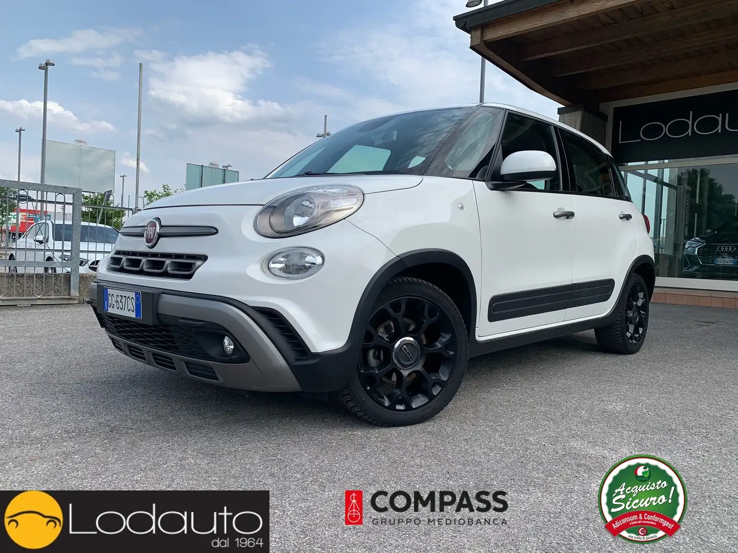 Fiat 500L 1.4 95cv CROSS#CLIMA AUT#SEDILI RISCALDATI# Weiß - 1