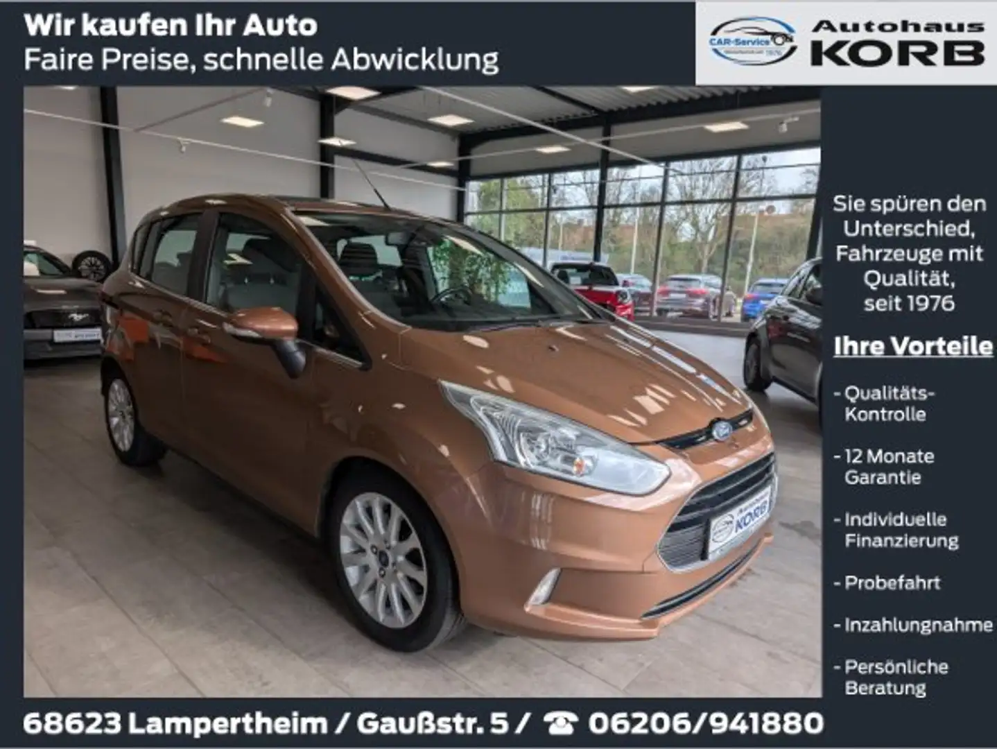 Ford B-Max B-MAX 1.0 EcoBoost Titanium Marrón - 1