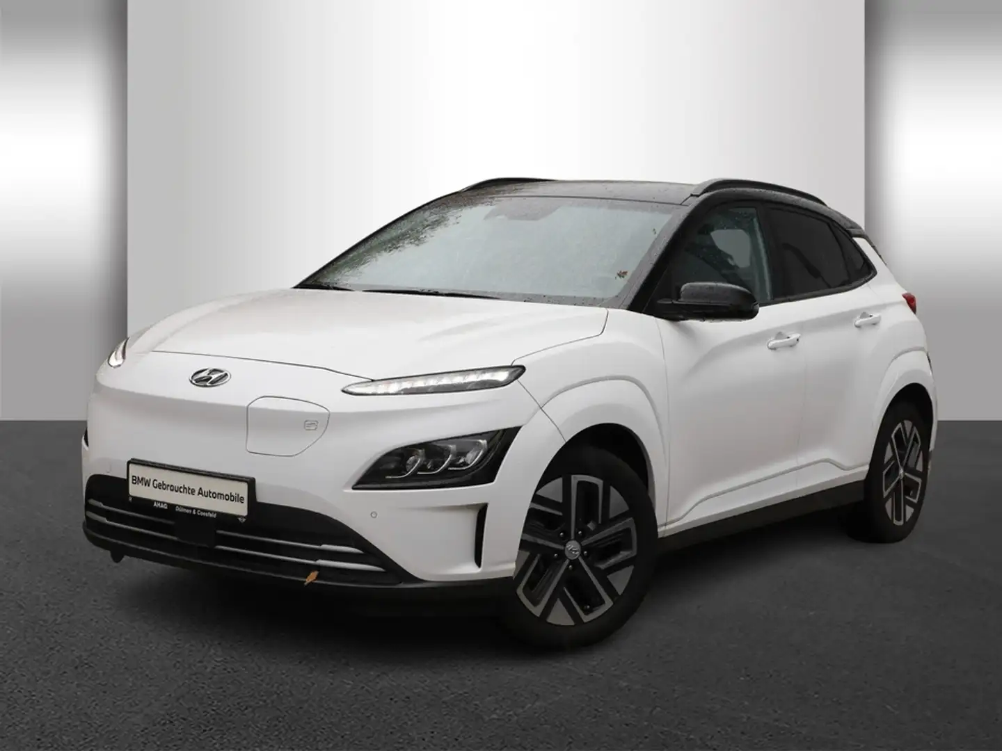 Hyundai KONA Kona Elektro 150kW Select AHK ACC RFK Sitzhz Weiß - 2