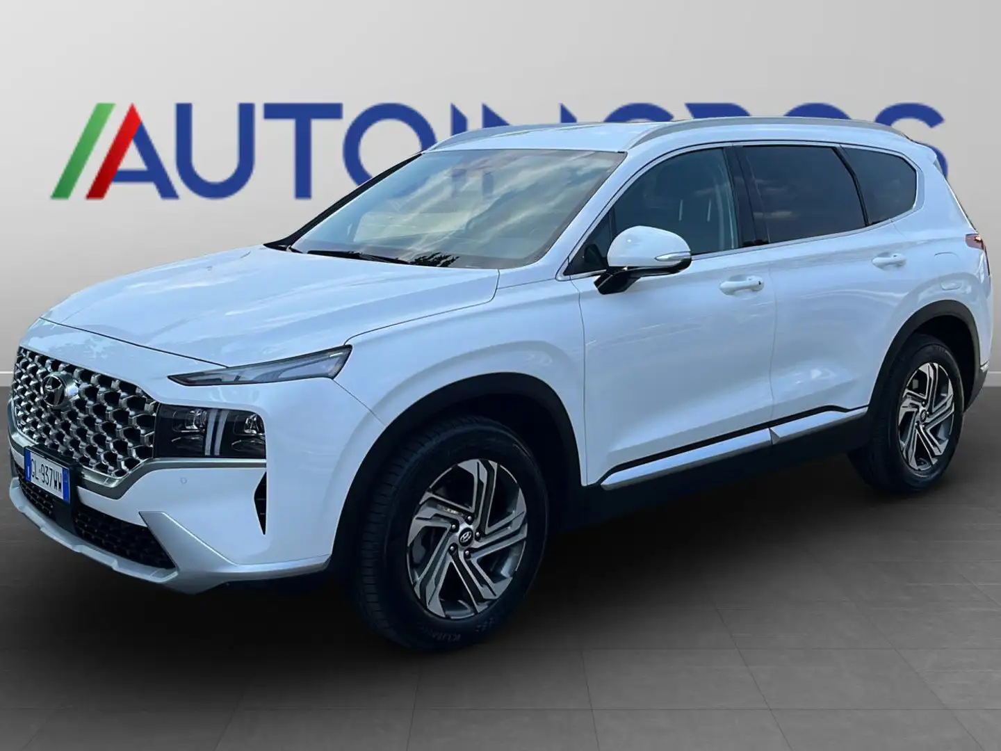 Hyundai SANTA FE Santa Fe V2021 2.2 crdi Xclass 4wd 193cv 7p ti dct Bianco - 1