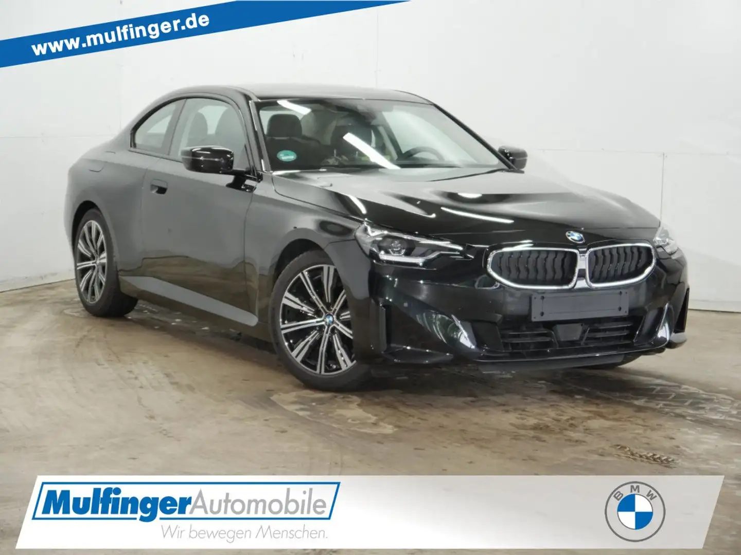 BMW 218 i Coupe Widescreen-Navi Temp.DAB Sitzh.PDC18" Schwarz - 1
