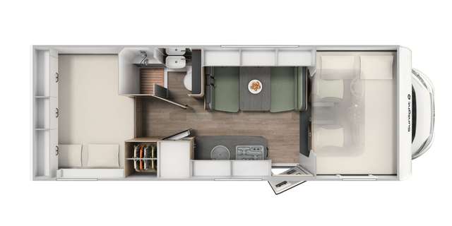 Sunlight A 70, 4t,Navi,RFK,Sat,TV,Markise,Perform Grey